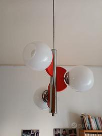 Lampadario stilnovo tre luci