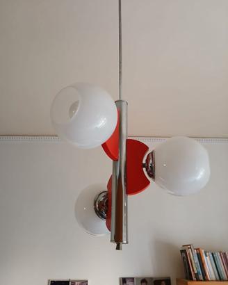 Lampadario stilnovo tre luci