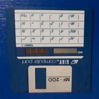 Calcolatrice Vintage Floppy Disk