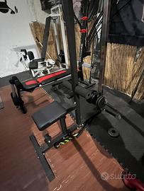 Lat machine ed ercolina tricipiti multifunzione