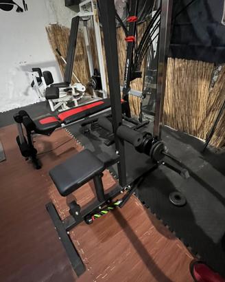 Lat machine ed ercolina tricipiti multifunzione