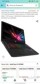 Gaming Laptop ASUS ROG Strix GL703GE-EE202T - Perf