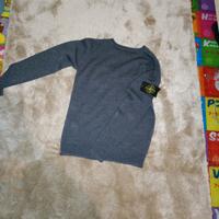 maglione con logo Stone Island 
