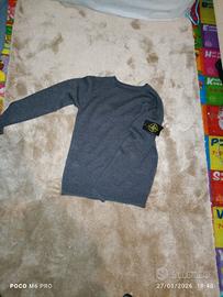 maglione con logo Stone Island 