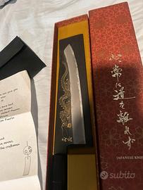 Gyuto Blue steel Kurouchi Chokin Dragon Musashi