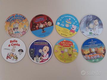 8 CD canzoni e storie per bambini