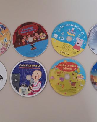 8 CD canzoni e storie per bambini