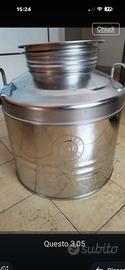 Tanica olio acciaio 30 litri