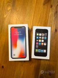 Scatole Apple iPhone X, iPhone 5S