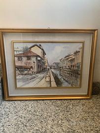 Quadro acquerello Manzo Giacomo