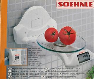 BILANCIA da cucina a parete, batteria mai attivata