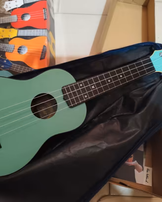 ukulele soprano azzurro flight