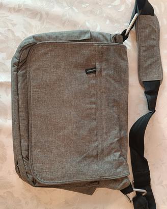 borsa da ufficio  uomo grigia