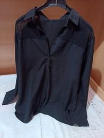 camicia donna nera