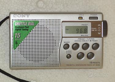 Sony ICF-M260 radio FM/AM a sintonia digitale