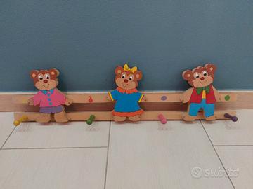 Appendiabiti per cameretta