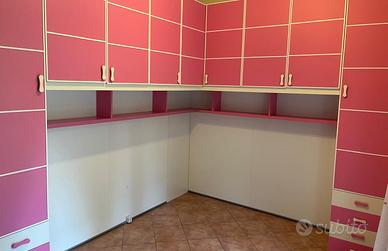 Cameretta angolare per bambine (Giessegi)