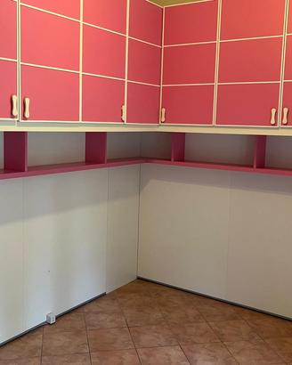 Cameretta angolare per bambine (Giessegi)