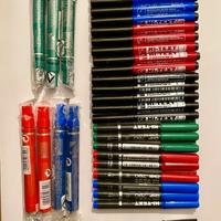 34 - Pennarelli Indelebili  NERO/ROSSO/VERDE/BLU