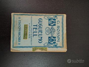 Libretto opera Guglielmo Tell