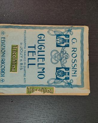 Libretto opera Guglielmo Tell