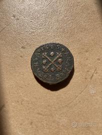 RARA Moneta Sardegna 1685 - ARGENTO