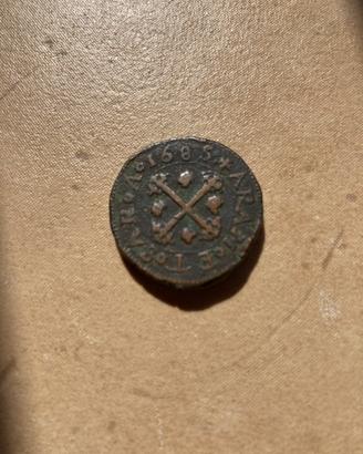 RARA Moneta Sardegna 1685 - ARGENTO