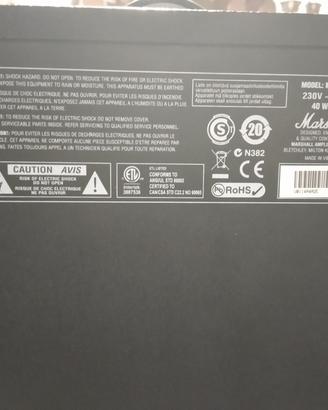 amplificatore chitarra Marshall