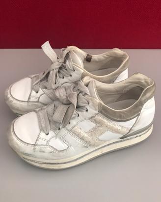 Hogan scarpa bimba 33 bianco