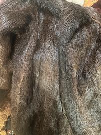 Pelliccia di rat musqué anni 80