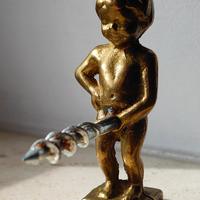 Cavatappi Vintage Manneken-Pis - Bronzo e Ferro