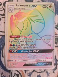 Carta Pokemon Salamence GX - Stage 2