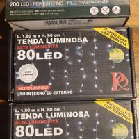 Tende luminose come da foto.