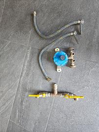 impianto valvola e riduttore x distribuzione gas g