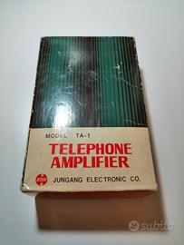 VINTAGE Amplificatore per telefono + RILEVATORE
