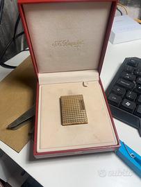 Accendino Dupont placcato oro full set