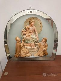 Immagine religiosa su vetro