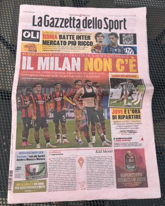 Giornale Calcio 17 Settembre2026GazzettaDelloSport