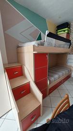letto a castello in legno massiccio  Ottime condi