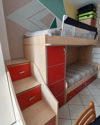 letto a castello in legno massiccio  Ottime condi