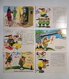 Cartoline Militari Anni '90 - Ricordi della Naja