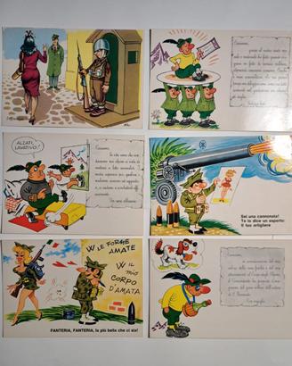 Cartoline Militari Anni '90 - Ricordi della Naja