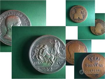 MONETE ANTICHE ORIGINALI Regno d'Italia e di Napol