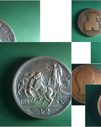MONETE ANTICHE ORIGINALI Regno d'Italia e di Napol