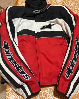 Coppia giacche moto Alpinestars uomo XL +donna S