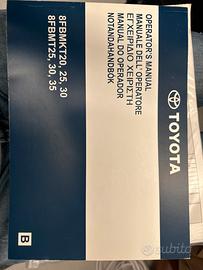 Manuale operatore Muletto Toyota 8FBMT35