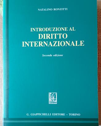 Diritto Internazionale Ronzitti
