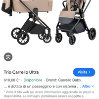 Passeggino con portanfà