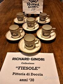 RICHARD GINORI "Fiesole" Pittoria di Doccia x 6