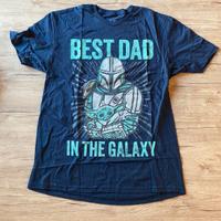 T-shirt "Star Wars Mandalorian " blu taglia L